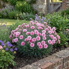 1 Cocktail Pink Dianthus Cosmopolitan Plant, Hardy Summer Perennial, Outdoor Garden Ready, 5 Litre Root Ball