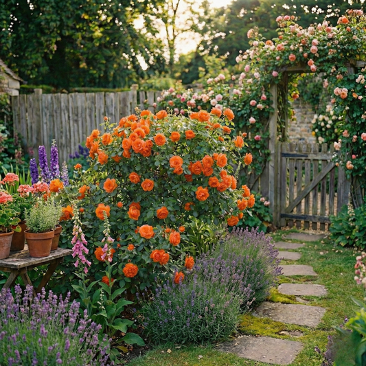 Rose Bush Orange | 3L Pot