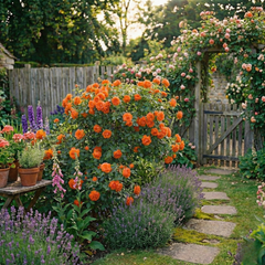 Rose Bush Orange | 3L Pot