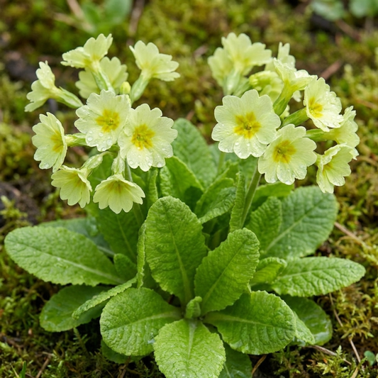 Primula Little Queen Lime Hardy Perennial Plants, Bee Friendly Spring Flowering, Outdoor Cottage Garden Ready, 1 Litre Root-Ball