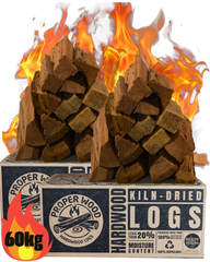 Box of Kiln Dried Hardwood Logs