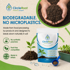 CircleRoot Advanced Soil Enhancer - Use 50% Less Water, 1 x 500grm Pouch