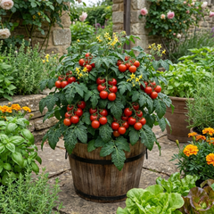 Set of 3 or 6 Large Plants - Tomato Veranda Red Variety, Ready to Plant in Your Garden