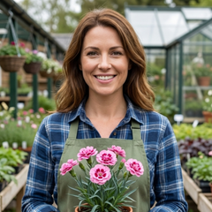 Set of 3 or 6 Carnation Oscar Pink Heart Plants – Fragrant Hardy Perennial Dianthus, Garden Ready, 10.5cm Root-Ball