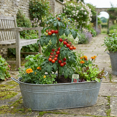 Set of 3 or 6 Large Plants - Tomato Totem Variety, Ready to Plant in Your Garden