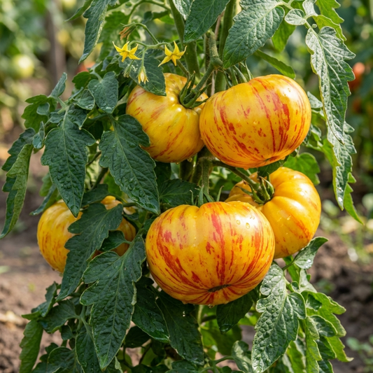 Set of 3 or 6 Large Plants - Tomato Buffalosun Variety, Ready to Plant in Your Garden