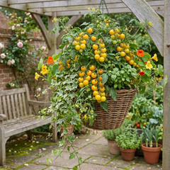 Set of 3 or 6 Large Plants - Tomato Tumbling Tom Yellow, Ready to Plant in Your Garden