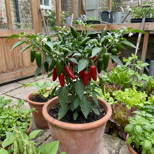 Chilli Pepper Plants - Jalapeno Variety, Ready to Plant in Your Garden