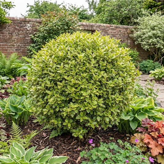 Pittosporum Tenuifolium Golden Ball, Hardy Evergreen Shrub for Garden, Litre Root Ball