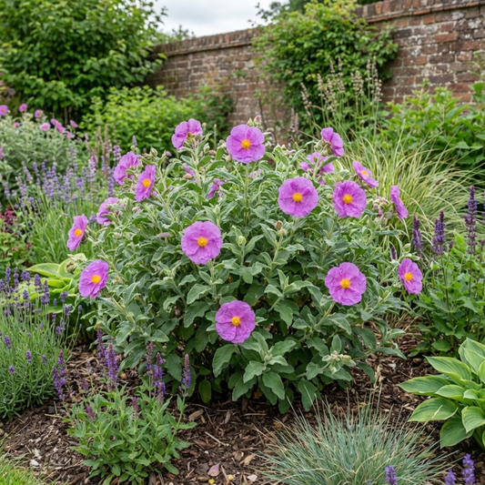 Cistus Thrive Rock Rose Plant, Hardy Evergreen Flowering Shrub, Litre Root Ball