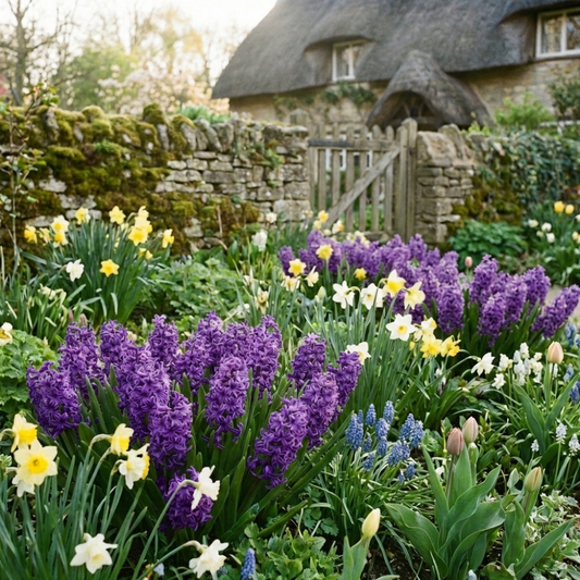 Purple Hyacinth | 3 x 1 Litre Pots (9 Flowering Bulbs)
