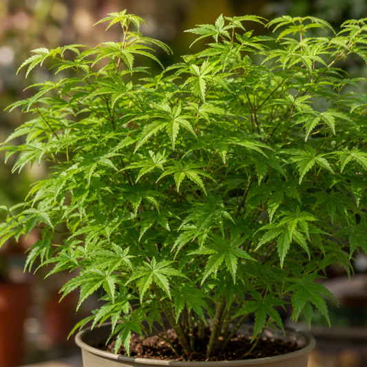 3 Litre Green Leaf Acer Tree, Nursery Pots, Outdoor Garden