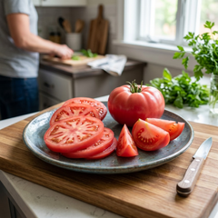 Set of 3 or 6 Large Plants - Tomato Rose Crush Variety, Ready to Plant in Your Garden