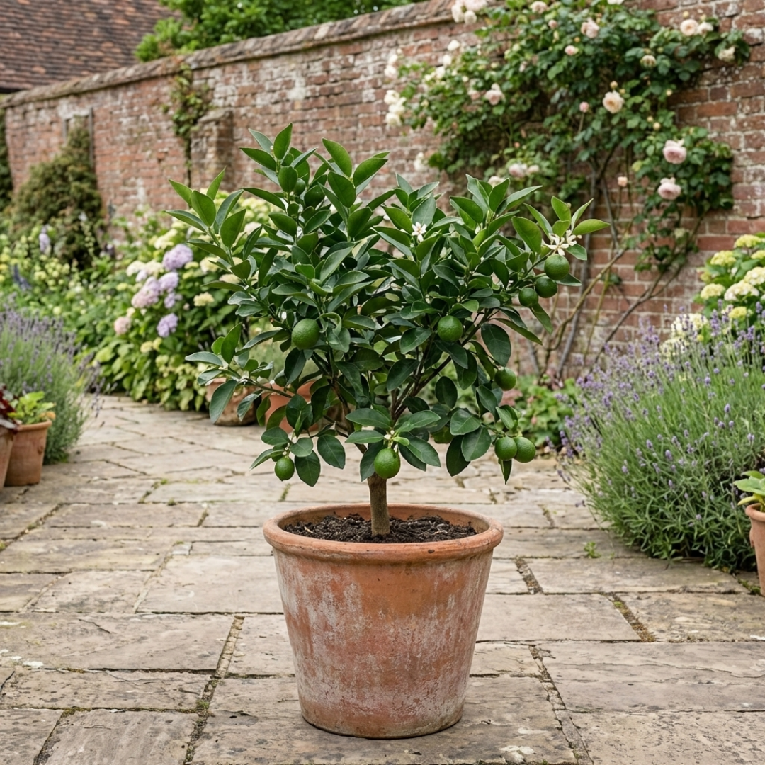1 Large Plant - Evergreen Mini Green Lime Tree, Ready to Plant in Your Garden