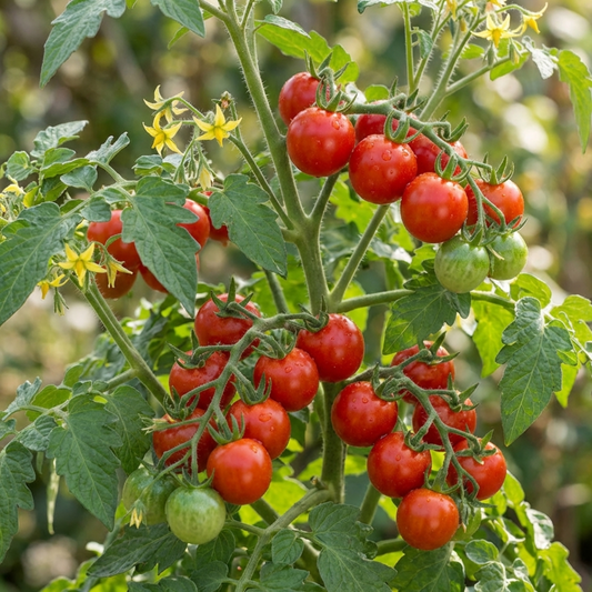 Set of 3 or 6 Large Plants - Growers Selection Cherry Tomato Patio Plants, Garden Ready