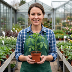 Set of 3 or 6 Large Plants - Tomato Alicante Variety, Ready to Plant in Your Garden