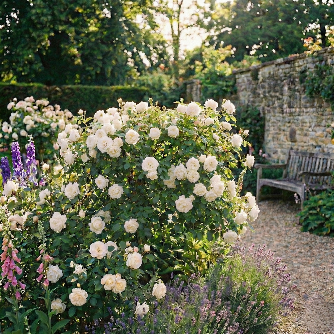 Rose - Bush - White