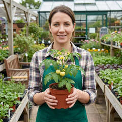 Set of 3 or 6 Large Plants - Tomato Lemon Sherbet, Ready to Plant in Your Garden, 10.5 cm