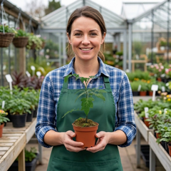 Set of 3 or 6 Large Plants - Tomato Veranda Red Variety, Ready to Plant in Your Garden