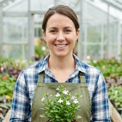 Set of 3 or 6 Lobelia Upright Sweet Springs White Flowering Plants, Summer Flowering Bedding, Garden Ready, 10.5cm Root Ball