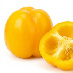 1 Sweet Pepper Live Plant, Snack Yellow Variety, Grow Your Own Peppers, Patio Garden Ready, 2 Litre Root Ball