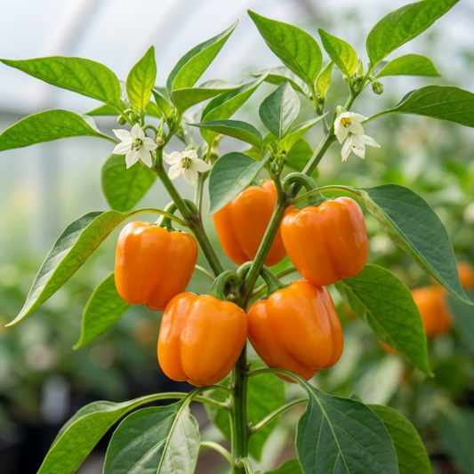 Sweet Pepper Snack Orange, Ready to Plant in Your Garden