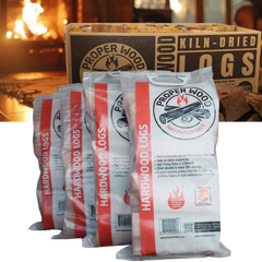 22 litre bag of hardwood logs x 4