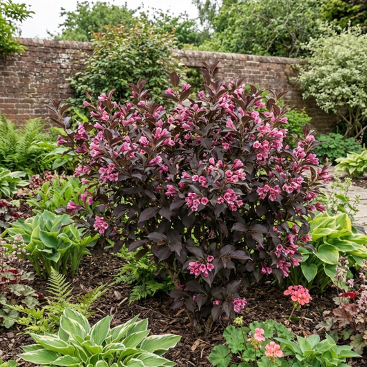 Weigela Florida Victoria Plant, Hardy Flowering Shrub, Outdoor Garden Ready, 2L Root-Ball