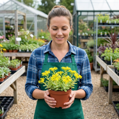 Set of 3 or 6 Sedum Oracle Hardy Perennial Stonecrop Plants, Low Maintenance, Bee Friendly, Drought Tolerant Ground Cover, Outdoor Garden Ready, 11cm Root-Ball