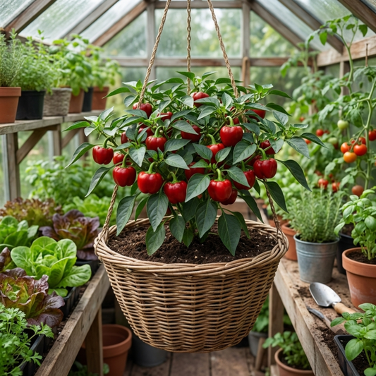 Sweet Pepper Redskin, Ready to Plant in Your Garden
