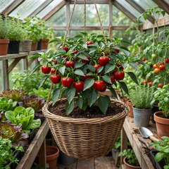 Sweet Pepper Redskin, Ready to Plant in Your Garden