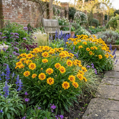 Coreopsis Presto Hardy Perennial Plants, Golden Yellow Summer Flowering, Outdoor Garden Ready, 1 Litre Root Ball