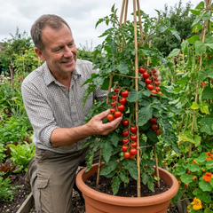 Grafted Crokini Tomato Plants, Premium High Yield Cocktail Tomato, Garden Ready, 1L Root Ball