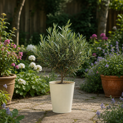 3 Litre Bushy Olive Tree, Nursery Pot, Outdoor, Pots