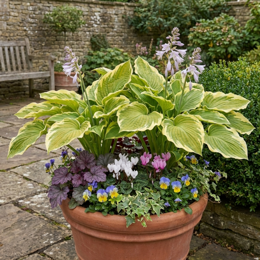 Atlantis Plantain Lily, Ready to Plant in Your Garden, 1L