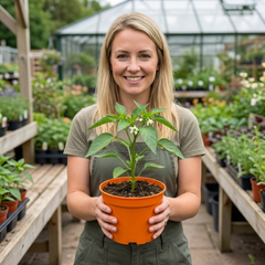 Sweet Pepper Snack Orange, Ready to Plant in Your Garden