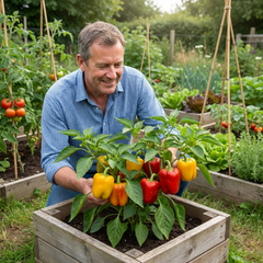 Sweet Pepper Plants - Liberty Belle, Ready to Plant in Your Garden