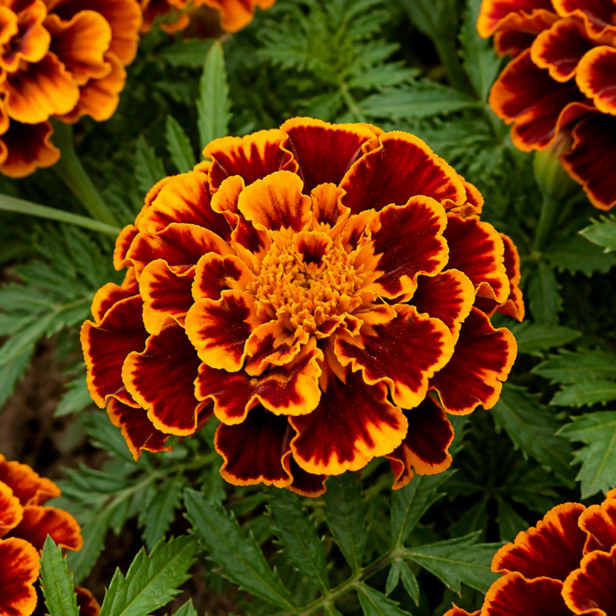 1 Large Plant - Marigold Durango Bolero, Ready to Plant in Your Garden, 2L Pot