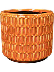 Floor Plant Pot 16cm Height 16cm Dia Pot Orange