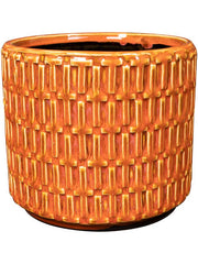 Floor Plant Pot 9cm Height 8cm Dia Pot Orange