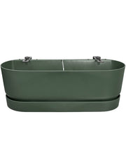 Greenville Plant Pot 19cm Height 51cm Dia Easy Balcony Leaf Green Pots & Planters