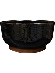 Jayla Plant Pot 14cm Height 25cm Dia Bowl Brown Pots & Planters