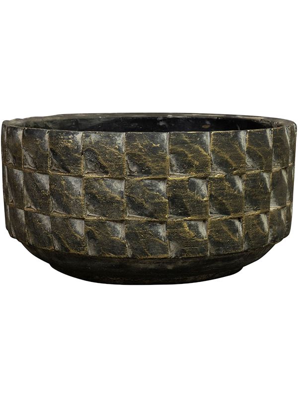 Jim Plant Pot 10cm Height 18cm Dia Bowl Earth