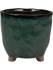 Kaat Plant Pot 12cm Height 9cm Dia Pot Petrol