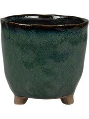 Kaat Plant Pot 16cm Height 14cm Dia Pot Petrol