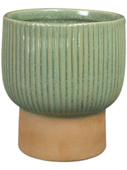 Larisa Plant Pot 14cm Height 11cm Dia Pot Mint