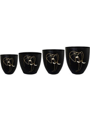 Leah Plant Pot 19cm Height cm Dia Pot Elephant (set of 4)