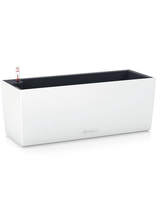 Lechuza Balconera Color 50 Plant Pot 19cm Height 15.5cm Dia All Inclusive Set White Pots & Planters