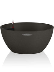 Lechuza Cubeto Color 30 Plant Pot 13cm Height 28.5cm Dia All inclusive Set Graphite Black Pots & Planters