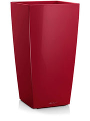 Lechuza Cubico Plant Pot 56cm Height 29cm Dia Scarlet Red High-gloss